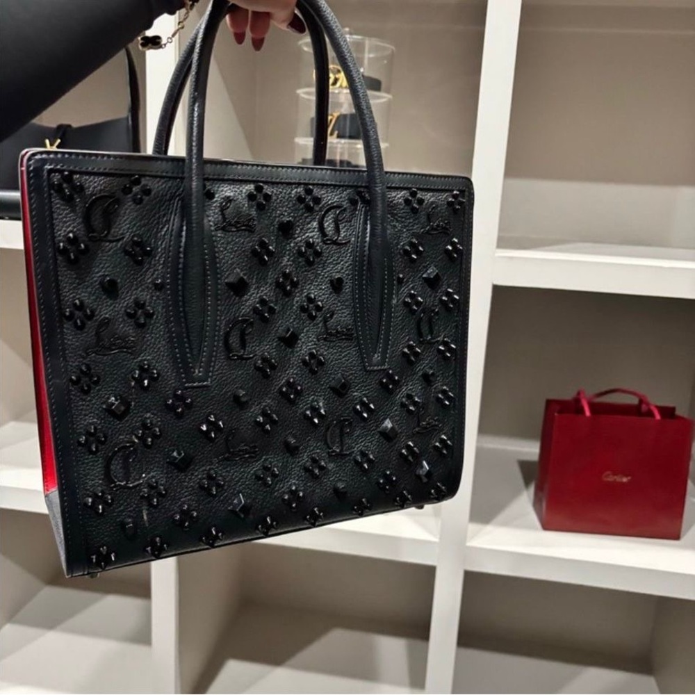 Christian Louboutin Paloma Black Tote Luxurious Design